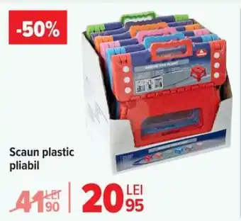 Carrefour Scaun plastic pliabil Ofertă