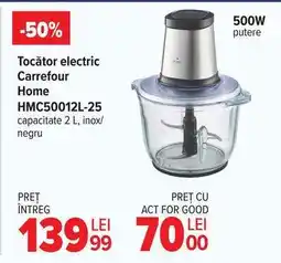 Carrefour Tocător electric Carrefour Home HMC50012L-25 Ofertă