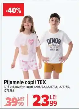 Carrefour Pijamale copii TEX Ofertă