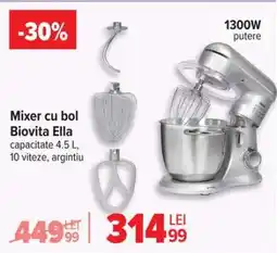 Carrefour Mixer cu bol Biovita Ella Ofertă