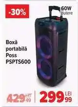 Carrefour Boxă portabilă Poss PSPTS600 Ofertă
