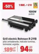Carrefour Grill electric Rohnson R-2118 Ofertă