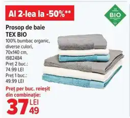 Carrefour Prosop de baie TEX BIO Ofertă