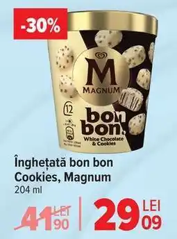 Carrefour Înghețată bon bon Cookies, Magnum Ofertă