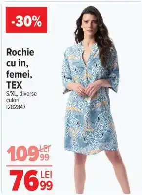 Rochie cu in, femei, TEX