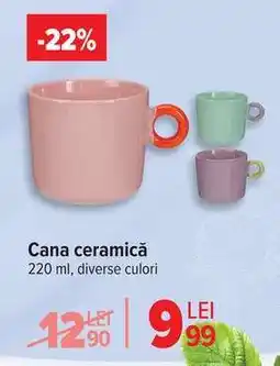 Carrefour Cană ceramică Ofertă
