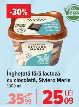 Înghețată fără lactoză cu ciocolată, Siviero Maria