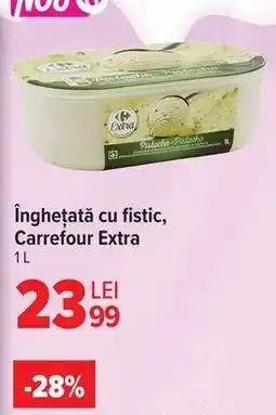 Carrefour Înghețată cu fistic, Carrefour Extra Ofertă