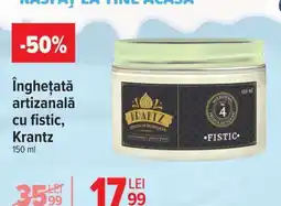 Carrefour Înghețată artizanală cu fistic, Krantz Ofertă