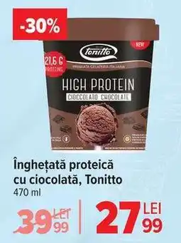 Carrefour Înghețată proteică cu ciocolată, Tonitto Ofertă