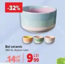Carrefour Bol ceramic Ofertă