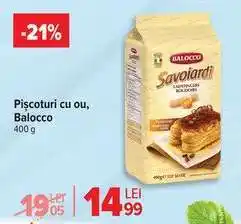 Carrefour Pișcoturi cu ou, Balocco Ofertă