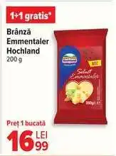 Carrefour Brânză Emmentaler Hochland 200g Ofertă