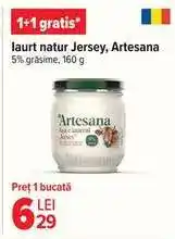 Carrefour Iaurt natur Jersey, Artesana Ofertă