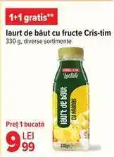 Carrefour Iaurt de băut cu fructe, Cris-Tim Ofertă