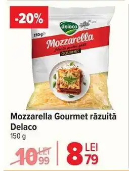 Carrefour Mozzarella Gourmet răzuită Delaco Ofertă
