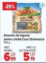 Carrefour Amestec de legume pentru ciorbă Casa Țărănească Ofertă