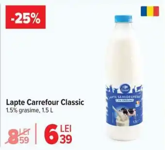 Carrefour Lapte Carrefour Classic Ofertă