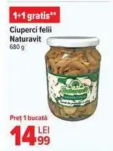 Carrefour Ciuperci felii Naturavit Ofertă