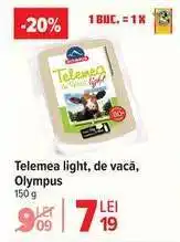Carrefour Telemea light de vacă Olympus Ofertă