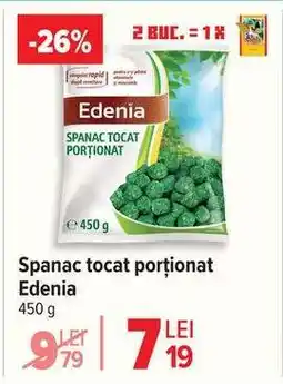 Carrefour Spanac tocat porționat Edenia Ofertă
