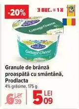 Carrefour Granule de brânză proaspătă cu smântână, Prodlacta Ofertă