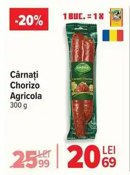 Carrefour Cârnați Chorizo Agricola Ofertă