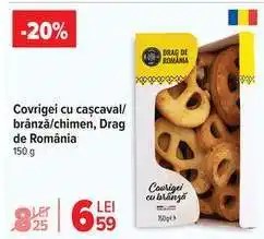 Carrefour Covrigei cu cașcaval/brânză/chimen, Drag de România Ofertă