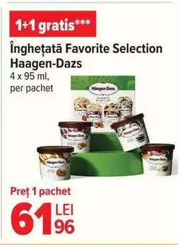Carrefour Înghețată Favorite Selection Haagen-Dazs Ofertă