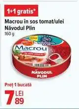 Carrefour Macrou în sos tomat/ulei Năvodul Plin Ofertă