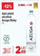 Carrefour Apă plată alcalină Azuga Baby 1L Ofertă