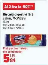 Carrefour Biscuiți digestivi fără zahăr McVitie’s Ofertă