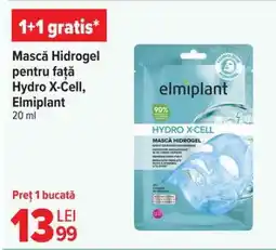 Carrefour Mască Hidrogel pentru față Hydro X-Cell, Elmiplant Ofertă