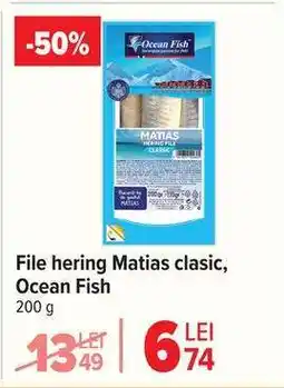 Carrefour File hering Matias clasic, Ocean Fish Ofertă