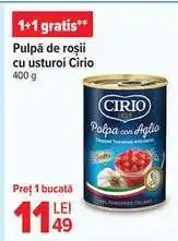Carrefour Pulpă de roșii cu usturoi Cirio Ofertă
