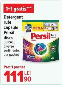 Carrefour Detergent rufe capsule Persil discs Ofertă