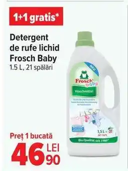 Carrefour Detergent de rufe lichid Frosch Baby Ofertă