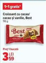 Carrefour Croissant cu cacao/cacao și vanilie, Best Ofertă