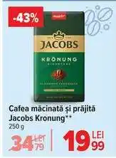 Cafea măcinată și prăjită Jacobs Krönung