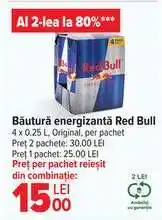 Carrefour Băutură energizantă Red Bull Ofertă