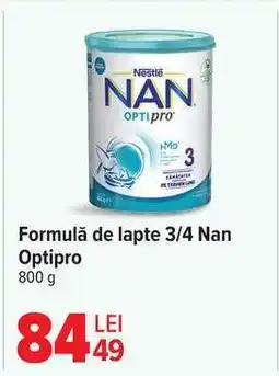 Carrefour Formulă de lapte 3/4 Nan Optipro Ofertă