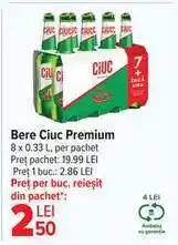 Carrefour Bere Ciuc Premium Ofertă