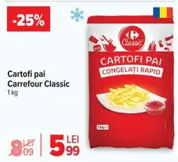 Carrefour Cartofi pai Carrefour Classic Ofertă