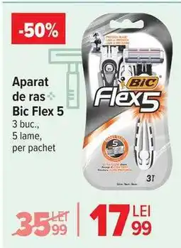 Carrefour Aparat de ras Bic Flex 5 Ofertă