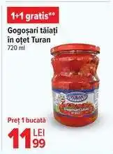 Carrefour Gogoșari tăiați în oțet, Turan Ofertă