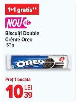 Carrefour Biscuiți Double Crème Oreo Ofertă