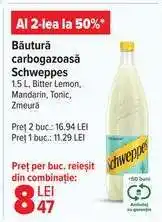 Carrefour Băutură carbogazoasă Schweppes Ofertă