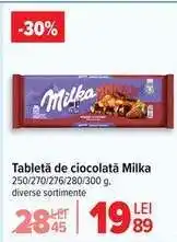 Carrefour Tabletă de ciocolată Milka Ofertă