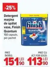 Carrefour Detergent mașină de spălat vase, Finish Quantum Ofertă