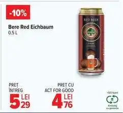 Carrefour Bere Red Eichbaum 0.5 L Ofertă